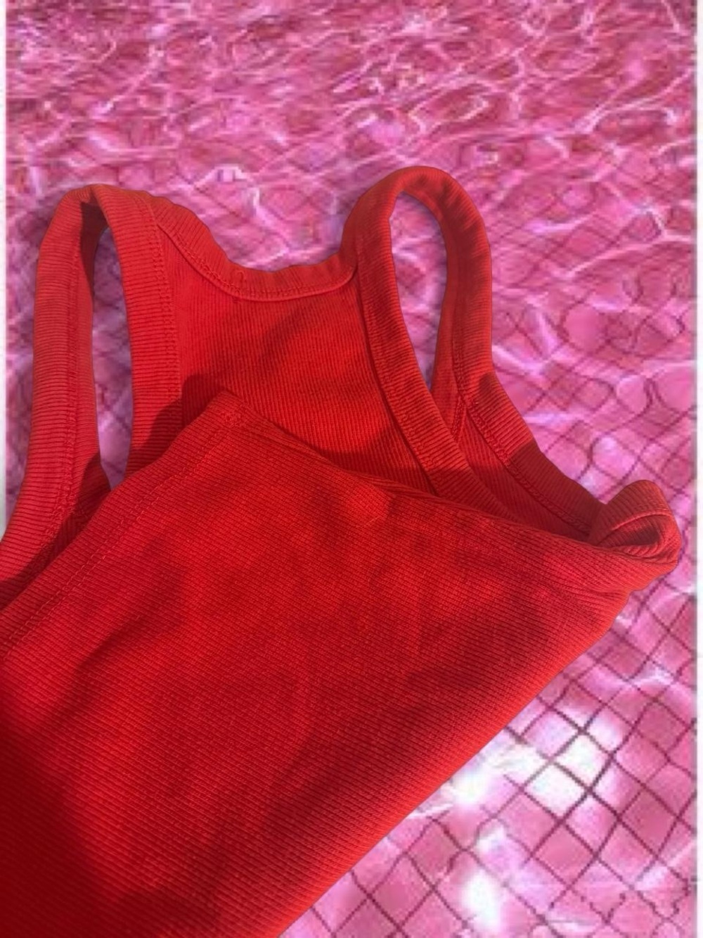 wild fable Red Ribbed Racerback Tank - Picture 4 of 4